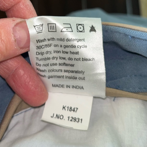 Dover Saddlery Gray, Blue and Brown Women's Riding Pants Breeches - Picture 10 of 14